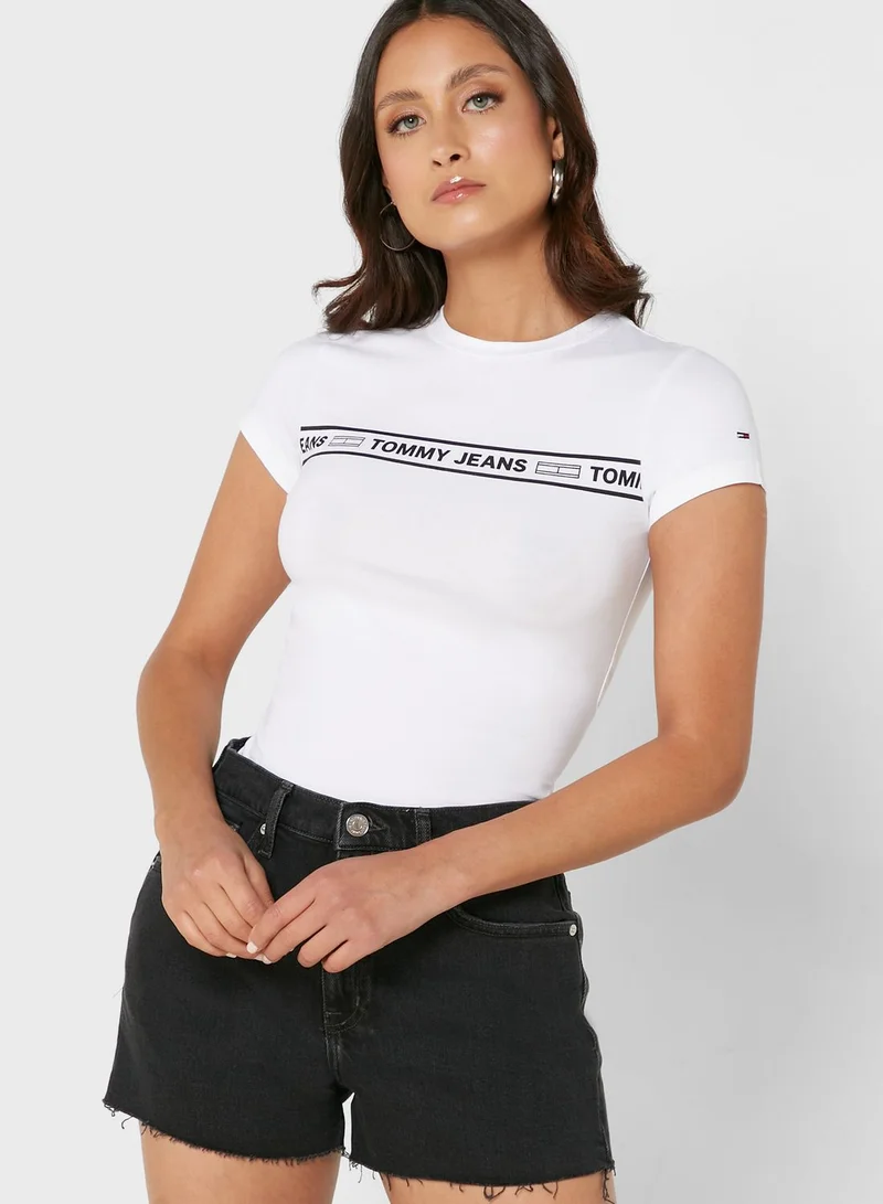 TOMMY JEANS Cut Out High Leg Body