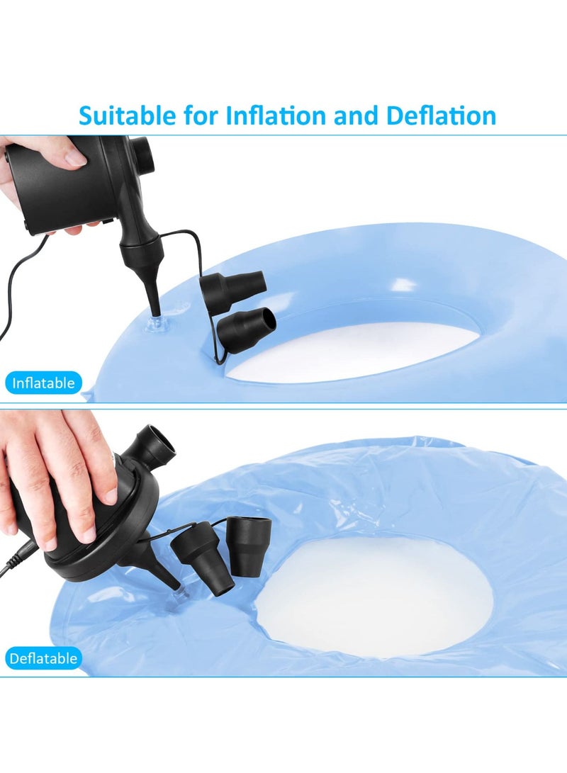 Electric Air Pump Air Mattress 2 In 1 Quick Inflate Deflate, Air Pump Electric Air Mattress Pump With 3 Air Nozzles, Portable Air Pump For Mattress Sofa Pool Paddling Pool Dinghy  - Image 3