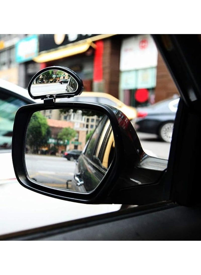 Generic Blind Spot Mirrors, Adjustable Car Auxiliary Universal Wide Angle Mirror for Universal Cars 1pack  - Image 2