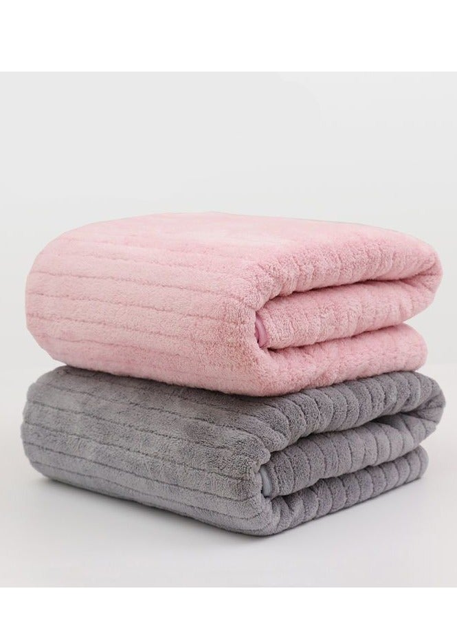 Microfiber Towel 90x160 cm 2 PCS Bath Towel Microfiber Soft, Durable and Light Weight - Image 1