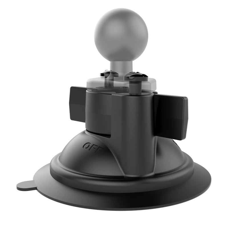 RAM Mounts Twist-Lock Suction Cup Base RAP-224-1U Compatible with RAM B Size 1" Ball Components - Image 2