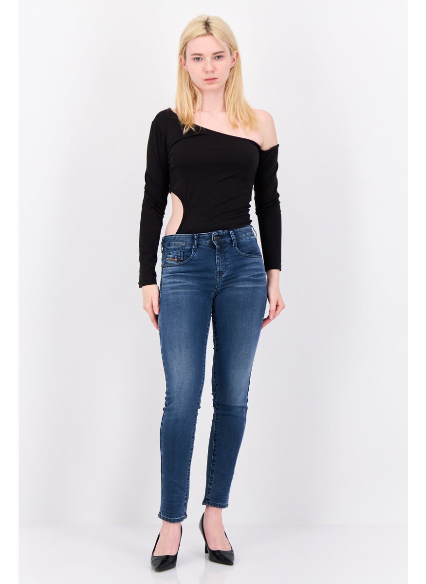 Don't Call Me Jennyfer Women Solid Long Sleeve Bodysuit, Black  - Image 4