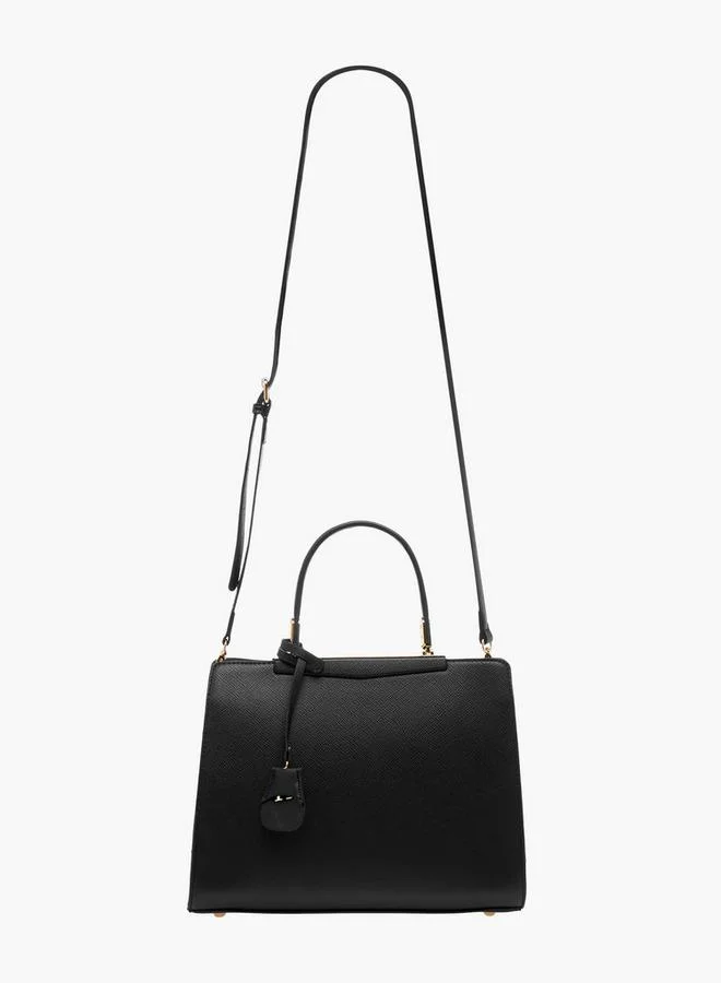 Flora Bella By Shoexpress Solid Tote Bag with Detachable Strap