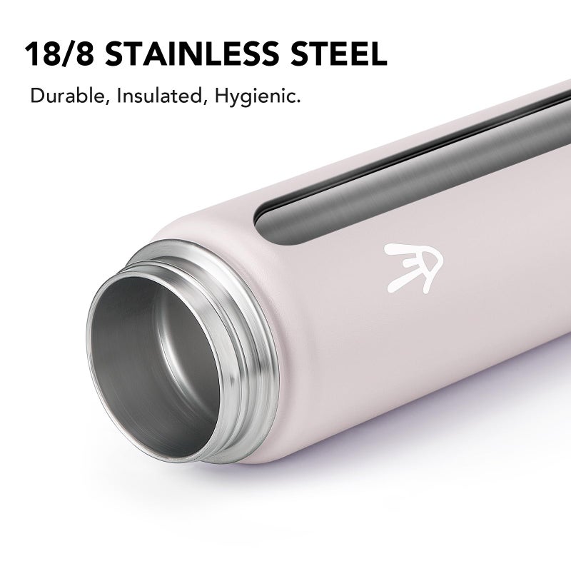 Enerbone 32 oz Insulated Water Bottle, Stainless Steel Bottle with Carrying Strap, Double-Wall Vacuum Insulation Design, Leakproof Sports Bottle with Straw, Keep Drinks Cold or Hot for Hours - Image 4