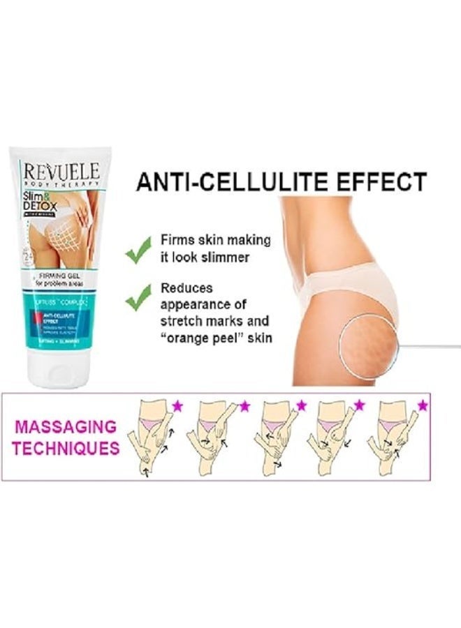 Revuele Slim and Detox Firming Gel with Caffeine, 200ml - Image 2