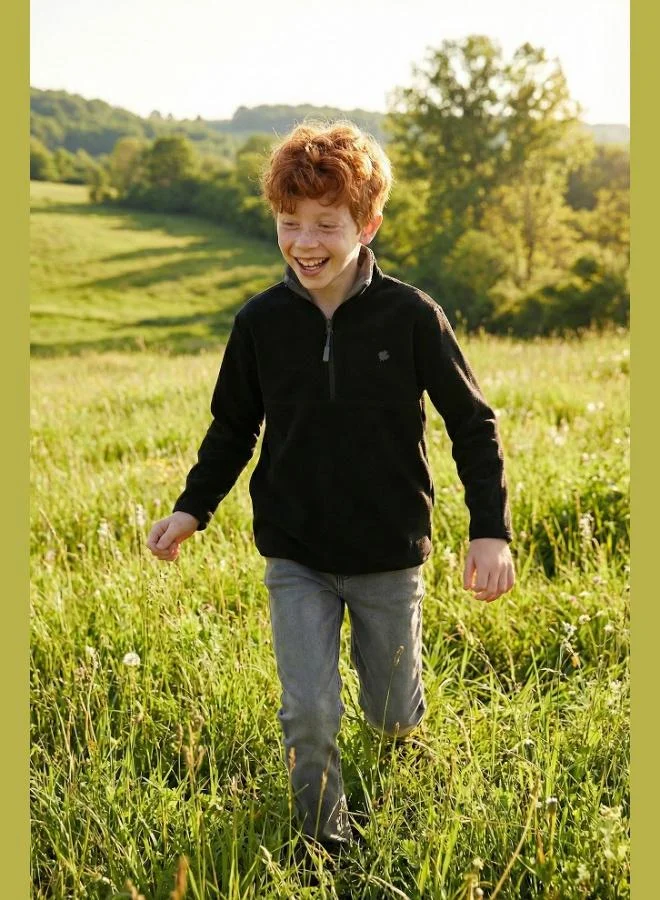 Lela Lela Soft Texture Zippered Stand Collar Raised Winter Fleece Unisex Child POLAR 5905002