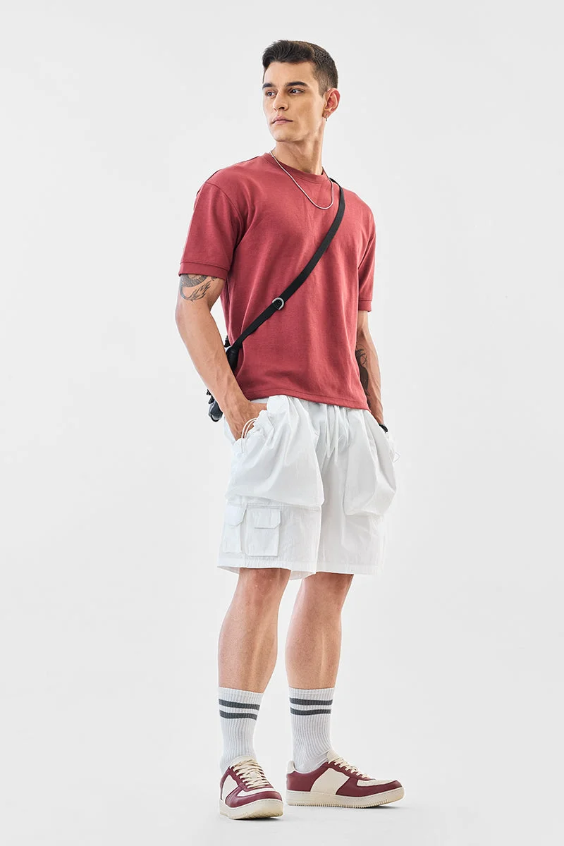 SNITCH شورت كارجو بخصر عادي وستة جيوب