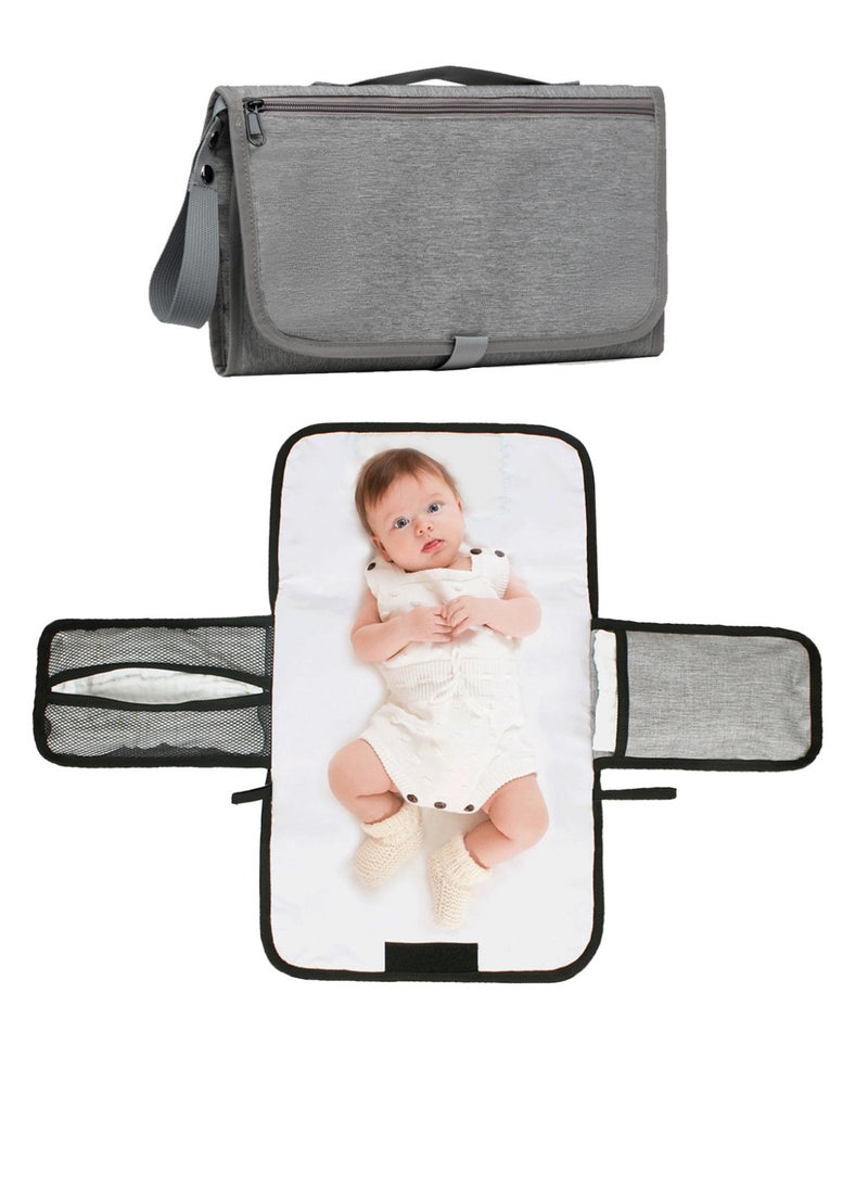 Portable Diaper Changing Pad Waterproof Foldable Lightweight Travel Mat for Newborns  - Image 1