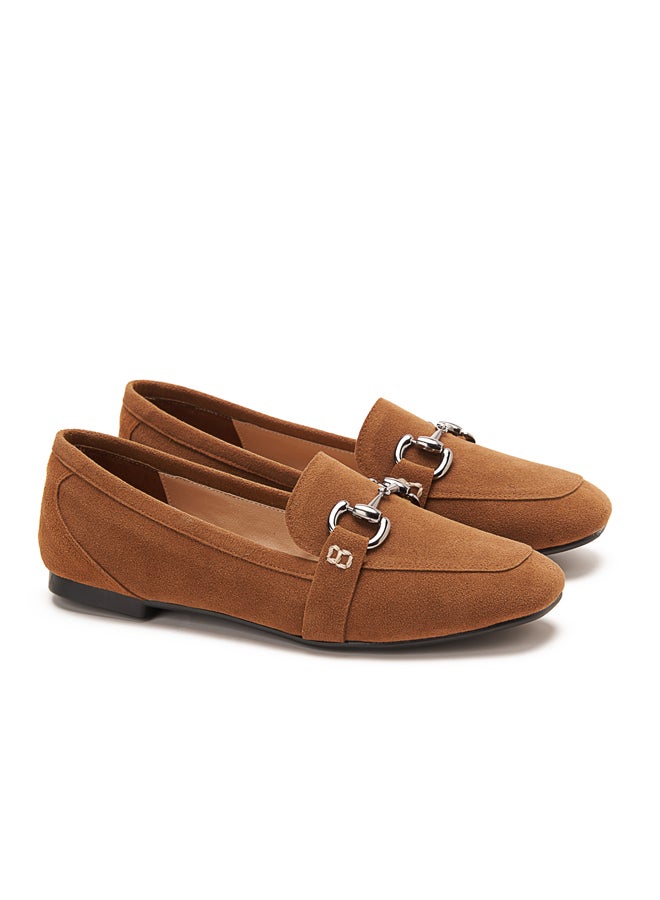 Horsebit Suede Loafers