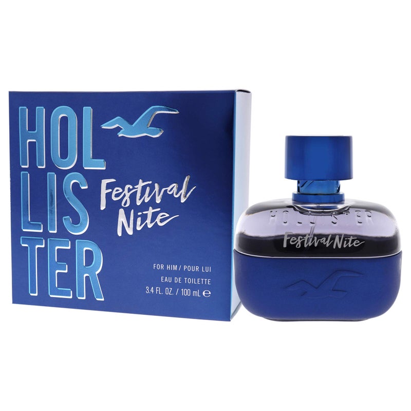 Hollister Festival Nite Men EDT Spray 3.4 oz - Image 4