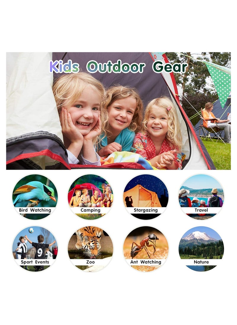 Generic Kids Binoculars High Resolution 8x21 for Bird Watching, Hiking, Camping, Travelling, Learning, Spy Games and Exploration  - Image 4