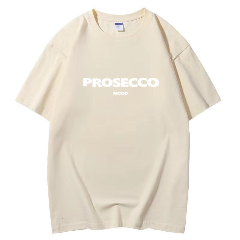 2024 Selling American Letter Printed T-Shirt 220G Women'S Pure Cotton Round Neck Loose Short-Sleeved Top - Image 1