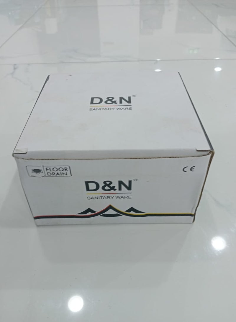 D&N "Modern Square Brass Anti-Odor Floor Drain: High-Quality Antique Shower Drain for Hotels and Basins" - Image 5
