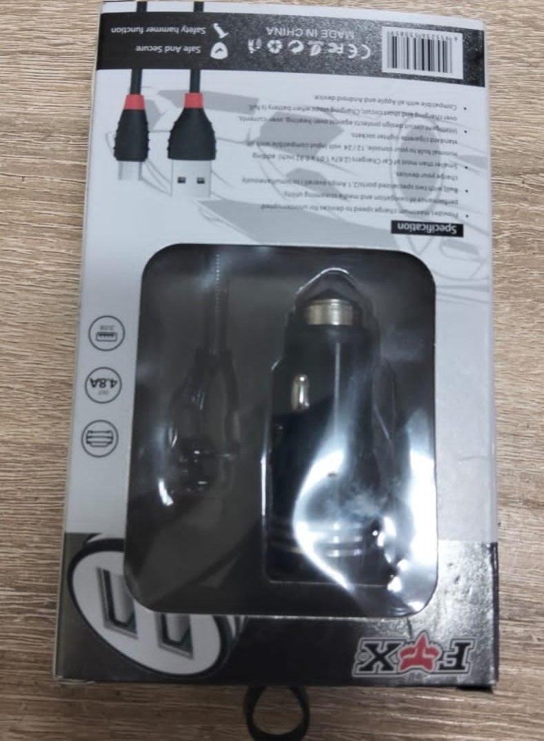 2USB car charger