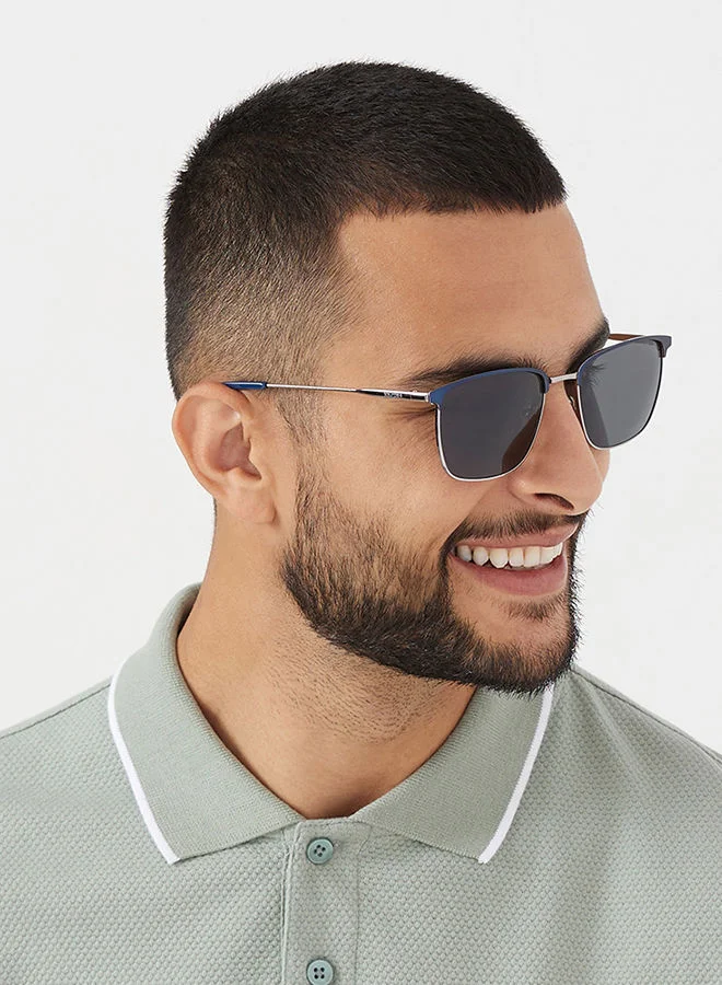 30Sundays 30Sundays RELIC,Men Sunglasses, Rectangle Sunglasses, UV Protection: UV400 (Blue,Black)