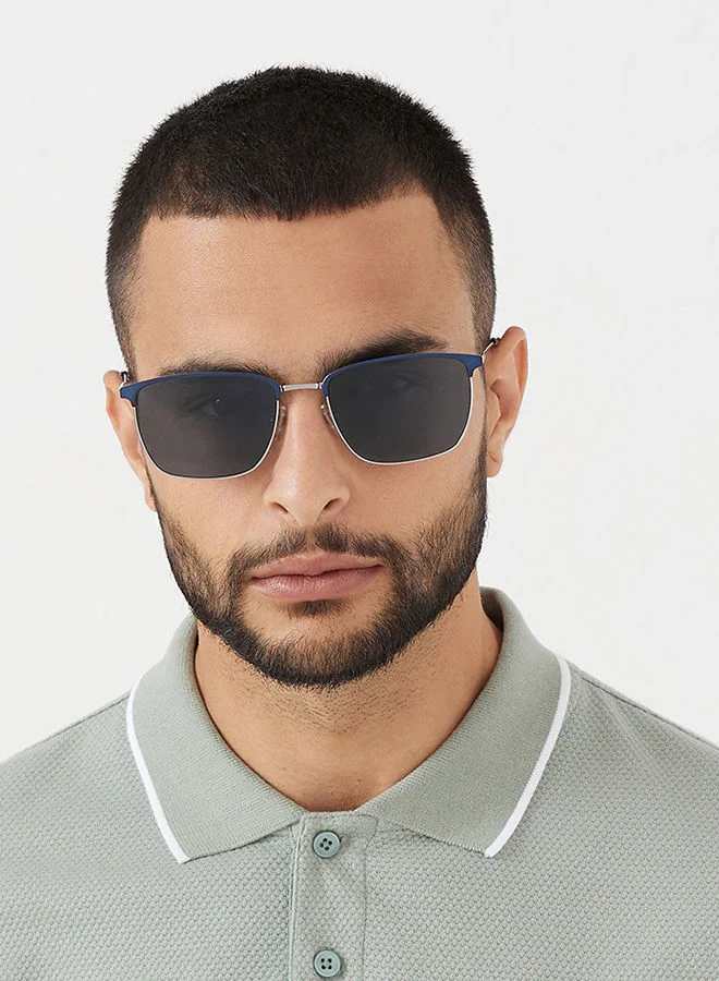 30Sundays 30Sundays RELIC,Men Sunglasses, Rectangle Sunglasses, UV Protection: UV400 (Blue,Black)
