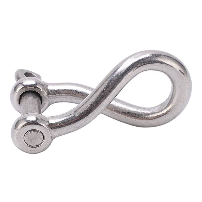 Stainless Steel Twist Shackle Marine Grade 8mm Yacht Boat Twisted Anchor Shackle (M8) - Image 5