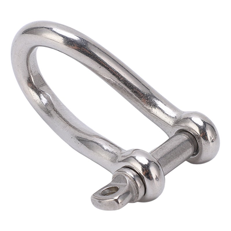 Stainless Steel Twist Shackle Marine Grade 8mm Yacht Boat Twisted Anchor Shackle (M8) - Image 2