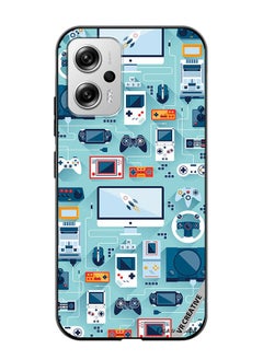 Protective Case Cover For Xiaomi Redmi Note 11T Pro Ps 5 Remote Controls Design Multicolour