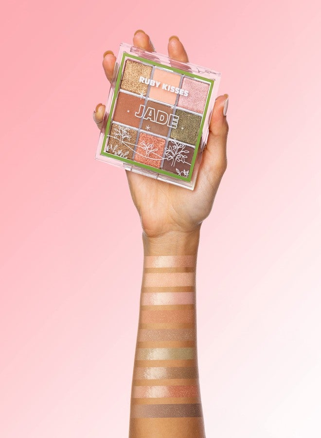 روبي كيسيز لوحة ظلال العيون روبي كيسز، مكياج عيون عالي الصبغة، من مطفي إلى لامع (لون اليشم) - Image 3