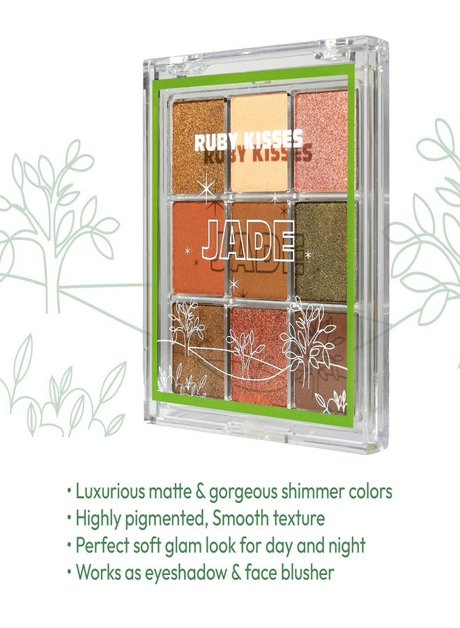 روبي كيسيز لوحة ظلال العيون روبي كيسز، مكياج عيون عالي الصبغة، من مطفي إلى لامع (لون اليشم) - Image 2