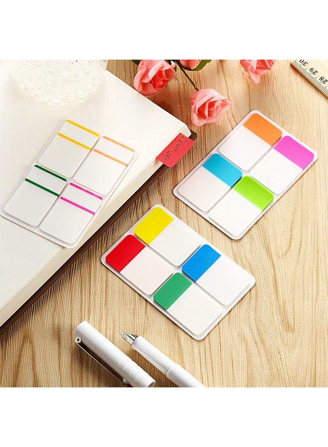 Jovitec 800 Pieces File Tabs Sticky Index Tabs 1 Inch And 2 Inch Writable And Repositionable Filing Tabs Color Tabs For Page Binders Folder Notebooks Book Markers Reading Notes Classify Files - Image 4