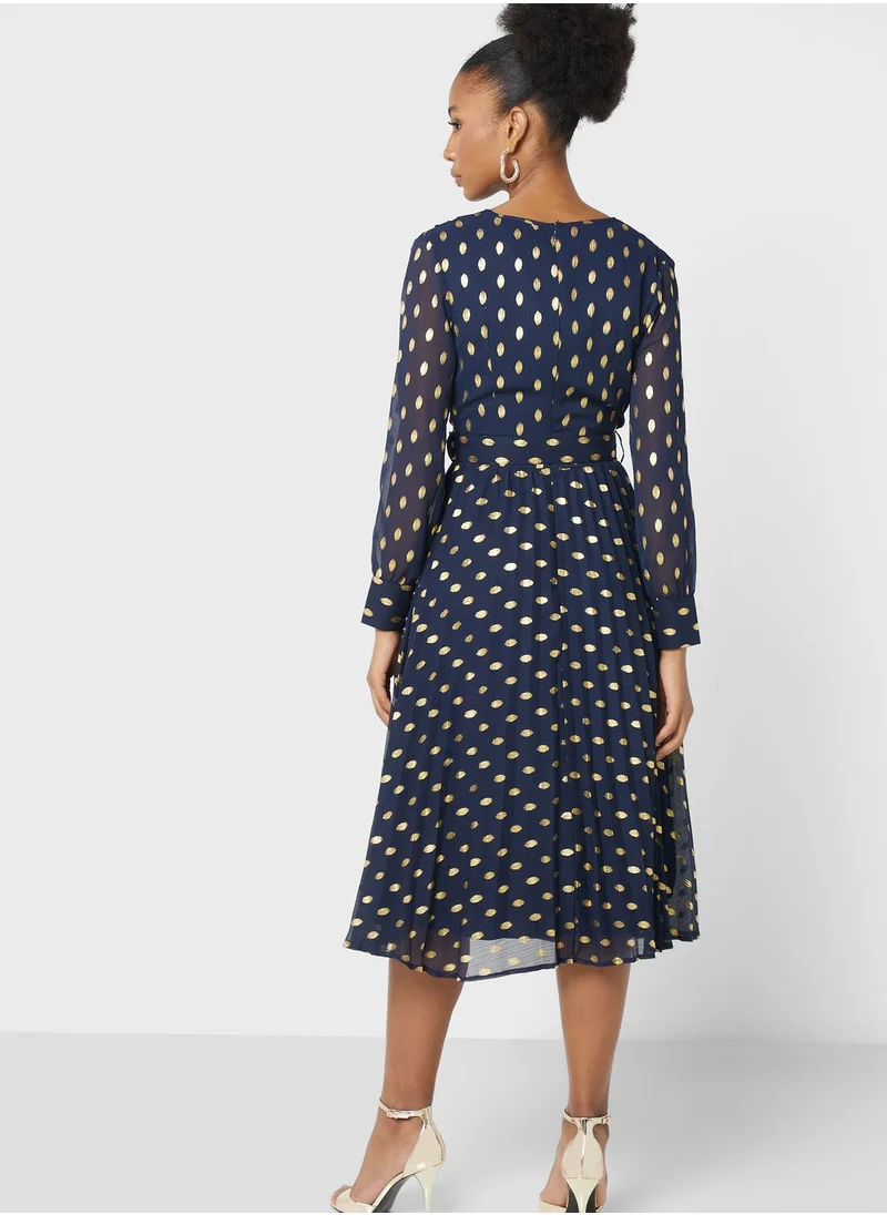 Wallis Keyhole Neck Dress