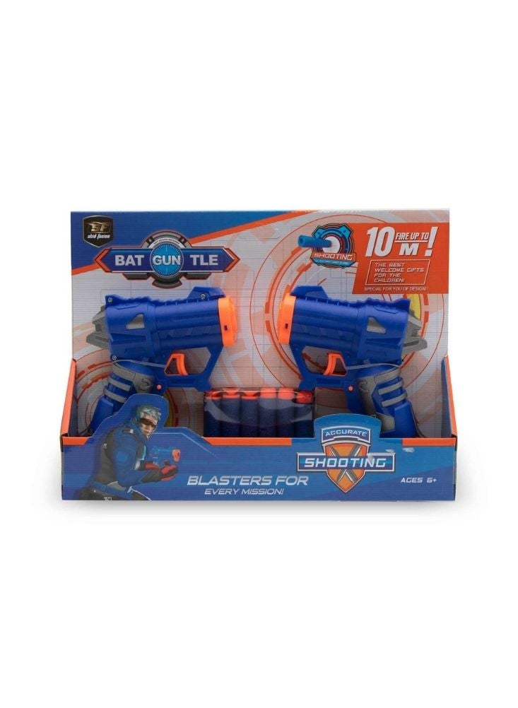 Premium Dual Battle Gun Set – Foam Dart Blaster Toy for Kids with 10 Darts - Image 1