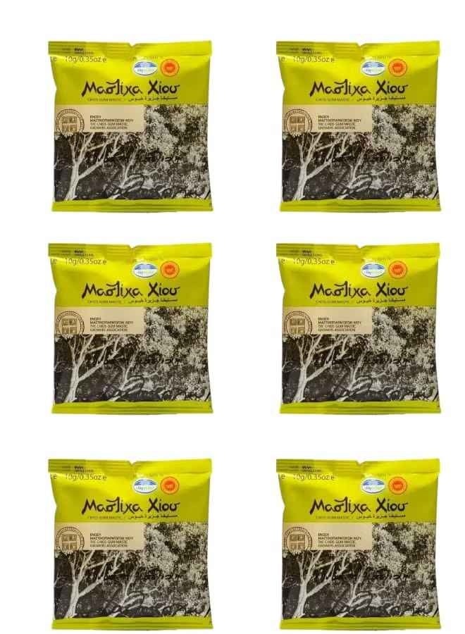 كيوس ماستيك ماستيكا خيوس الطبيعية 6 قطع في 10جرام - Image 1