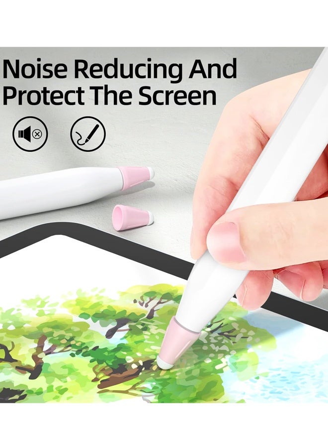 8 سيليكون غطاء أبل قلم رصاص، رقم 1 / رقم 2 / برو / USB-C قلم رصاص غطاء حماية لمكافحة الانزلاق - Image 5