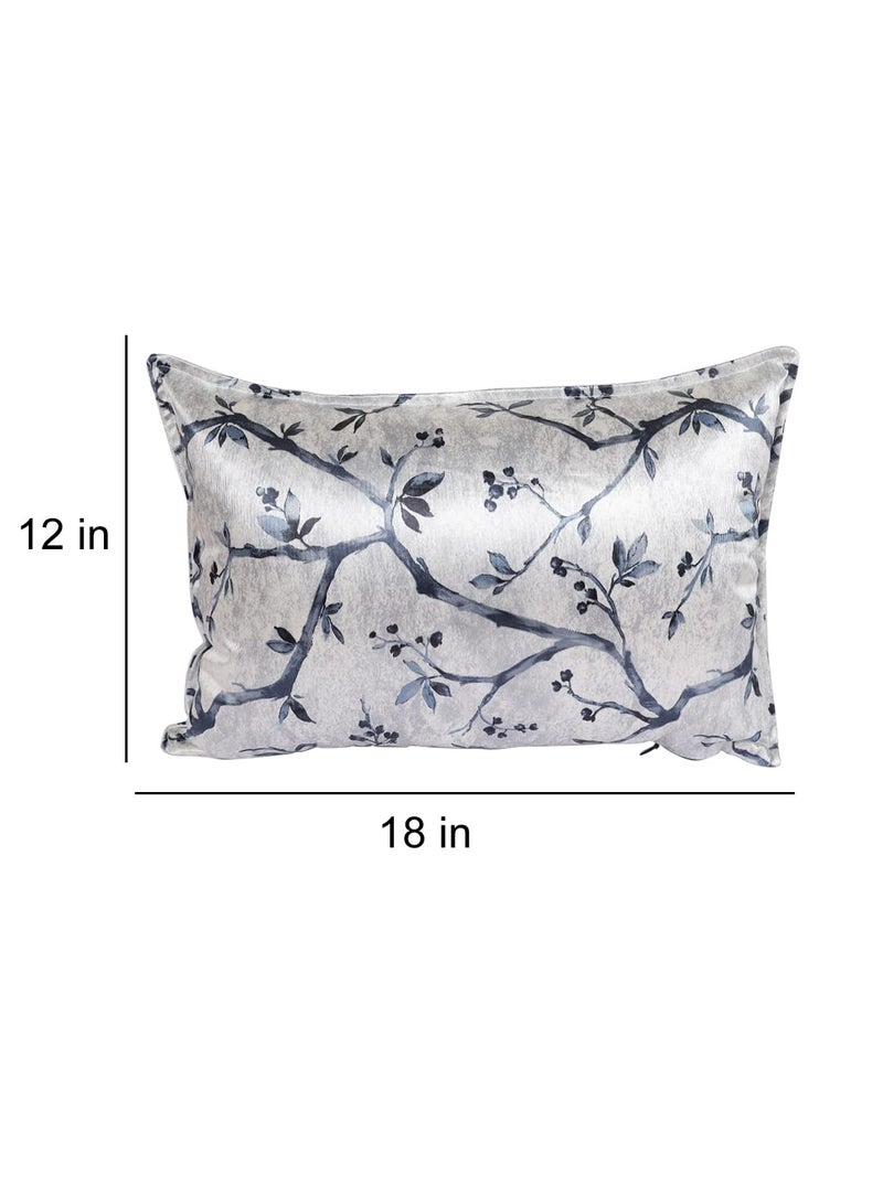 The Conversion Set of 2 Decorative sham/Baby/Rectangle Premium Pure Mercerized Satin Finish Blue Color, 2 pc Baby Pillow Cover - 12"x18" - Image 4