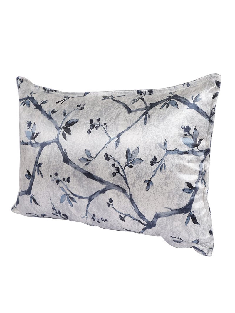 The Conversion Set of 2 Decorative sham/Baby/Rectangle Premium Pure Mercerized Satin Finish Blue Color, 2 pc Baby Pillow Cover - 12"x18" - Image 3