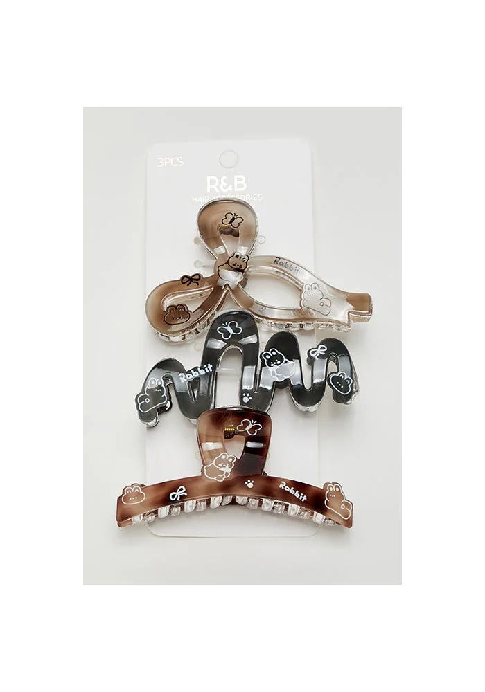 R&b  3 Pack Claw Clips for Women | Best Price UAE