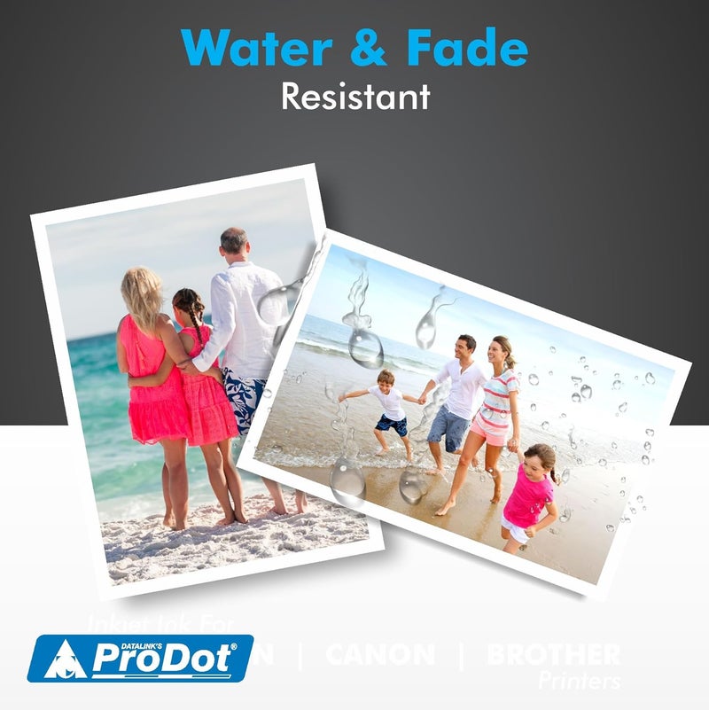 ProDot Water Proof & Instant Dry Glossy White A4 Photo Paper for Card & Picture Printing (100 Sheets, 8.3”x11.7’’each) (130GSM, 50 Sheet Pack of 02) - Image 5
