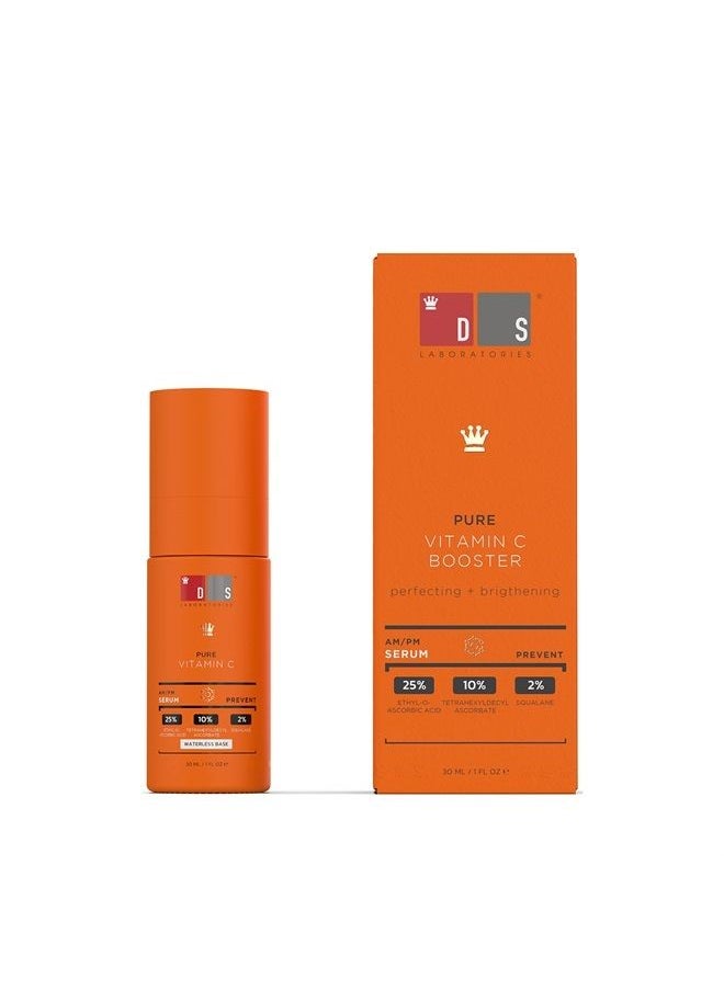 DS LABORATORIES 35% Vitamin C Serum for Face – Anti Aging Serum with Vitamin E and Squalane, Hydrating and Brightening Facial Serum for Fine Lines, Wrinkles, and Dark Spots, Paraben Free, 100% Vegan. 