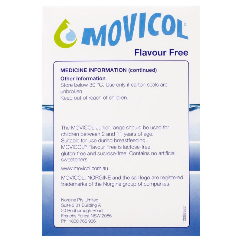 Movicol Flavour-Free Laxative Powder Sachets â€“ 13g Each â€“ 30 Pack â€“ Gentle and Effective Relief from Constipation â€“ Easy to Mix â€“ Sugar-Free â€“ Suitable for Adults and Children Over 12 - Image 4