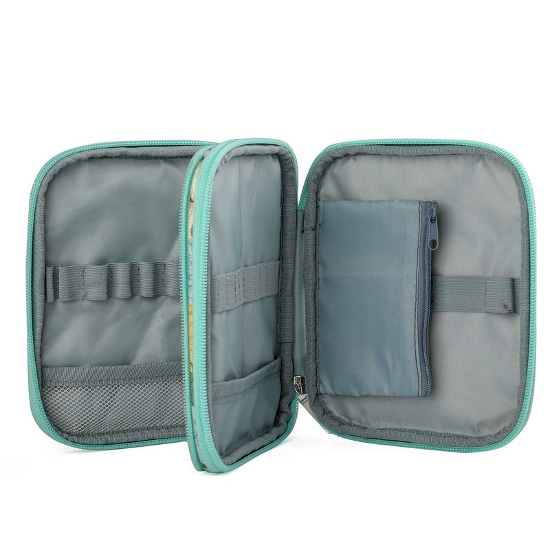 KOKNIT DIY Crochet Needle Case Empty, Zipper Storage Organizer Bag with Web Pockets for Various Crochet Needles, Knitting Accessories, Crochet Hook Kit Tools (Without Hooks and Accessories) - Image 5