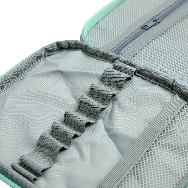 KOKNIT DIY Crochet Needle Case Empty, Zipper Storage Organizer Bag with Web Pockets for Various Crochet Needles, Knitting Accessories, Crochet Hook Kit Tools (Without Hooks and Accessories) - Image 3