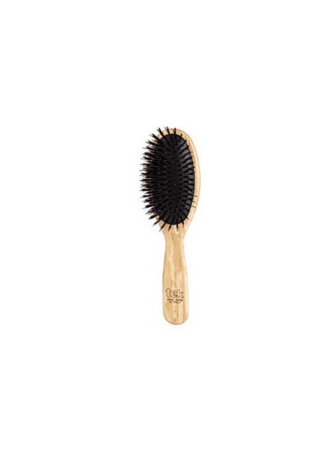 TEK Large Oval Brush With Ecological Bristles And Nylon 22 X 6 Cm - Image 2