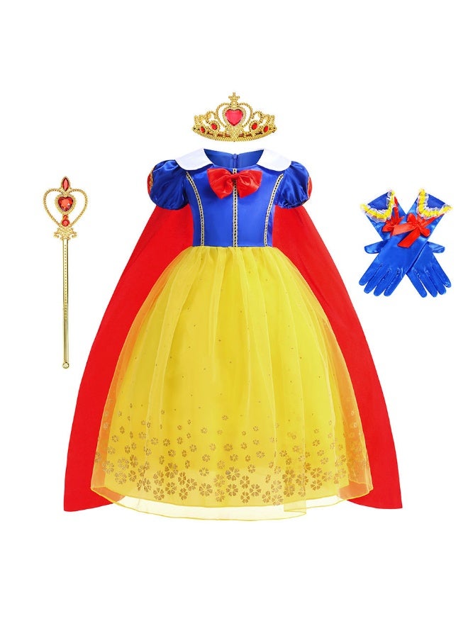 NIBEMINENT Snow White luxury heavy industry puffy dress Halloween lace children's dress - Image 1