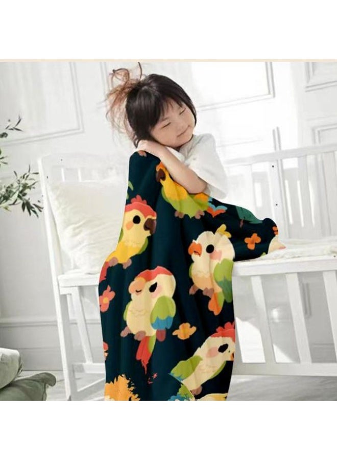 عام بطانية رقيقة من الفانيلا الكرتونية للأطفال والرضع (دافئة ومريحة، ومناسبة للنوم والألعاب) 70 سم * 100 سم - Image 2