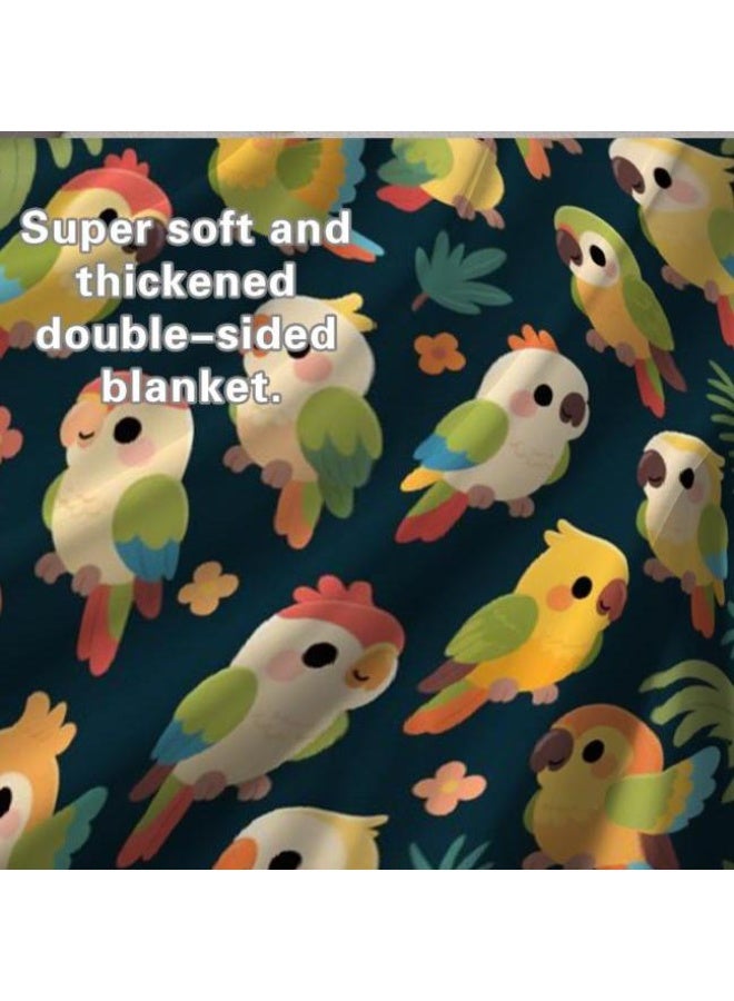 عام بطانية رقيقة من الفانيلا الكرتونية للأطفال والرضع (دافئة ومريحة، ومناسبة للنوم والألعاب) 70 سم * 100 سم - Image 4