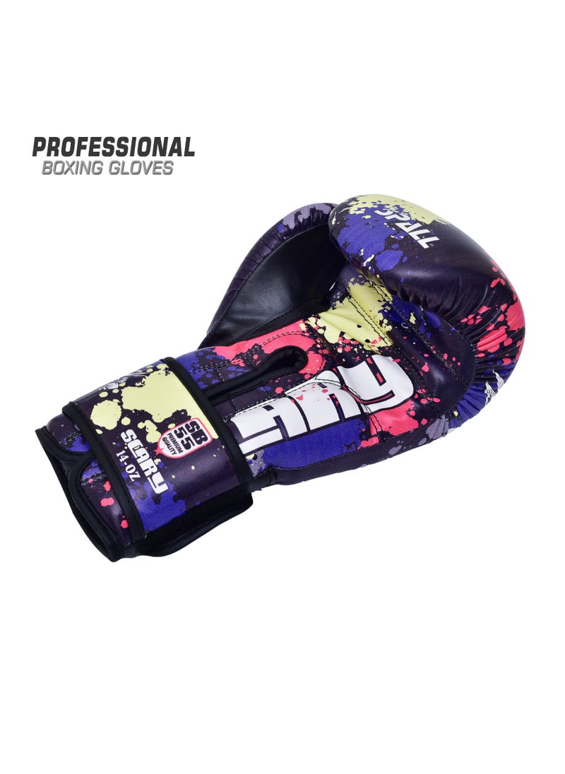 Spall Scary Boxing Gloves Premium Material For Men And Women Durable Foam Padding For Boxing Kickboxing Muay Thai  - Image 2