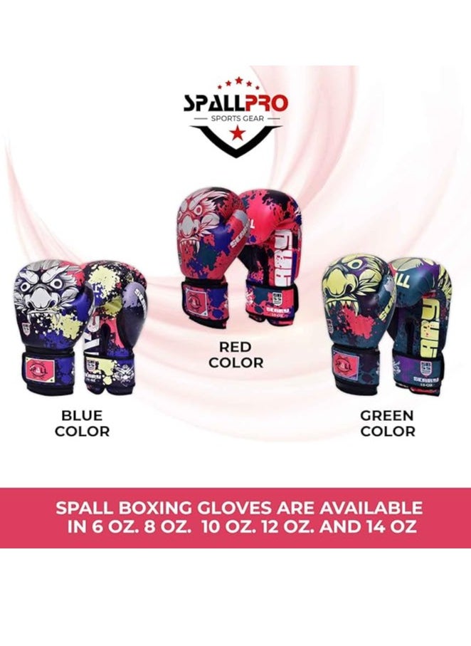 Spall Scary Boxing Gloves Premium Material For Men And Women Durable Foam Padding For Boxing Kickboxing Muay Thai  - Image 5