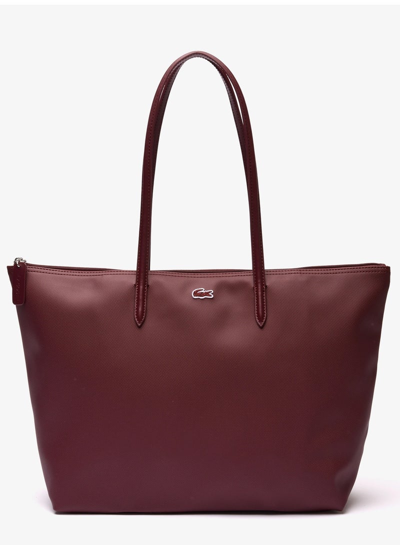 Lacoste Women's L12.12 Concept Fashion Versatile Large Capacity Zipper Handbag Single Shoulder Bag Tote Bag Camera Bag Large - Image 1