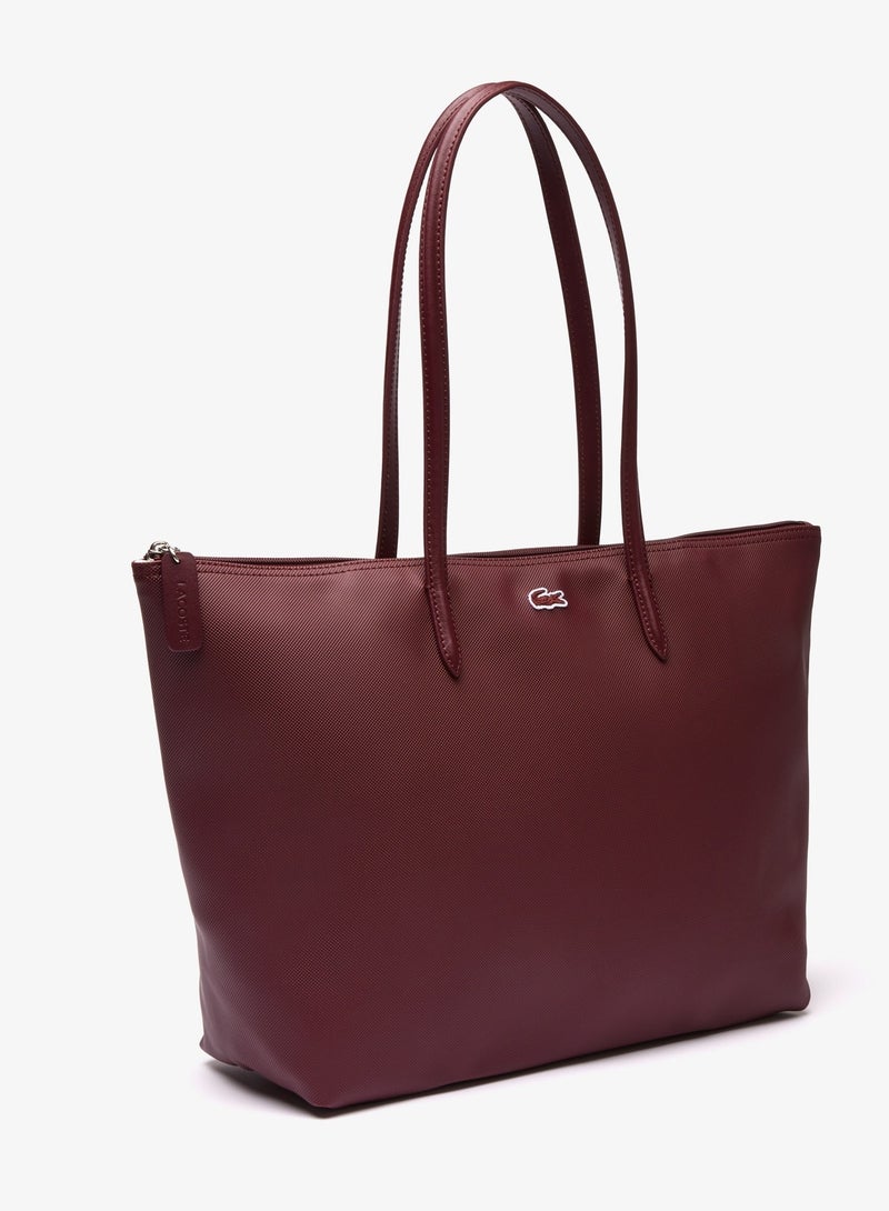 Lacoste Women's L12.12 Concept Fashion Versatile Large Capacity Zipper Handbag Single Shoulder Bag Tote Bag Camera Bag Large - Image 3