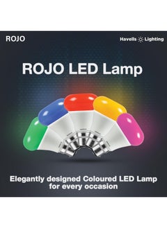 Havells Havells Rojo 3W LED B22 Yellow Bulb|Cool Day Light|Energy Efficient|Elegant Design|Upto 15000 Hours of Lighting|Upto 4KV Surge Protection|Made in India|Pack of 1  - Image 2
