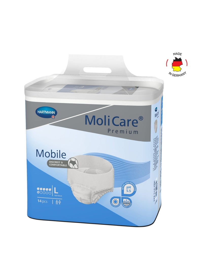 Molicare Mobile Adult Diaper Large 14'S 