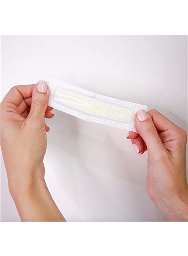 Nad's شرائح شمع الوجه - مضادة للحساسية لجميع أنواع البشرة - إزالة شعر الوجه للنساء - مجموعة شمع للوجه في المنزل مع 20 شريحة شمع للوجه + 4 مناديل زيت مهدئة + مسحوق حماية للبشرة - Image 3