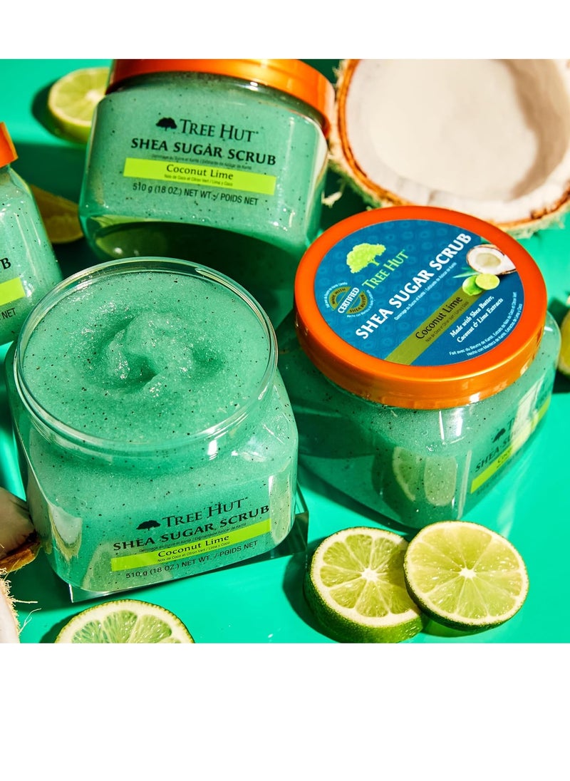 Tree Hut Tree Hut Shea Sugar Body Scrub Coconut Lime 18 oz  - Image 2